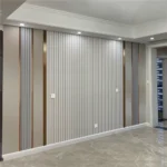 Custom Nordic geometric lines Mural Wallpaper Living Room Office Interior Decor Imitation metal stripe Parede 3D Home Decor